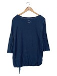 Vorschaubild 2 von Bluse Damen 3/4 Arm Gestreift Blau Gr. 38 M Baumwolle Modal