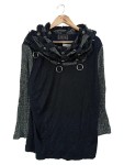 Vorschaubild 1 von Pullover Damen Einheitsgröße Schwarz Modern Metallic-Look