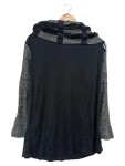 Vorschaubild 2 von Pullover Damen Einheitsgröße Schwarz Modern Metallic-Look
