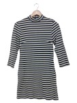 Vorschaubild 1 von Damen Strickkleid 34/XS Blau Gestreift Baumwolle Maritim