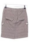 Vorschaubild 2 von Damen Bleistiftrock Gr. 38/M Braun Kariert Casual Rock