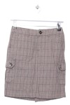 Vorschaubild 1 von Damen Bleistiftrock Gr. 38/M Braun Kariert Casual Rock