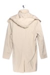 Vorschaubild 2 von Klassischer Damen Mantel Gr. 36/S Beige Übergangsmantel mit Kapuze