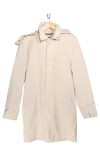 Vorschaubild 1 von Klassischer Damen Mantel Gr. 36/S Beige Übergangsmantel mit Kapuze