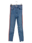 Vorschaubild 1 von Ripped Jeans Damen Blau Gr. W24/32/XXS Baumwolle Polyester Elasthan Uni L27