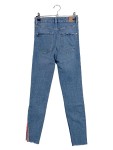 Vorschaubild 2 von Ripped Jeans Damen Blau Gr. W24/32/XXS Baumwolle Polyester Elasthan Uni L27