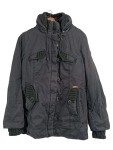 Vorschaubild 1 von Sweatjacke Damen Gr. 36/S Schwarz Vintage Streetwear Kapuze Baumwolle