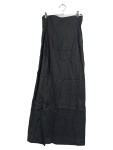 Vorschaubild 2 von A-Linienrock Maxirock Damen Gr. 36/S Schwarz Elegant Baumwolle