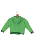 Vorschaubild 2 von U.S. POLO ASSN. Kinder Sweatjacke Gr. 122 Grün Kapuze Logo Reißverschluss