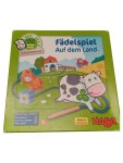 Vorschaubild 1 von Fädelspiel Auf dem Land 5580 Holz Motorikspielzeug Kuh Grün