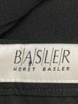 Vorschaubild 3 von Damen A-Linienrock Gr. 40/L Schwarz Elegant Polyester Midirock
