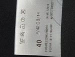 Vorschaubild 4 von Damen A-Linienrock Gr. 40/L Schwarz Elegant Polyester Midirock
