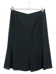 Vorschaubild 1 von Damen A-Linienrock Gr. 40/L Schwarz Elegant Polyester Midirock