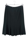 Vorschaubild 2 von Damen A-Linienrock Gr. 40/L Schwarz Elegant Polyester Midirock
