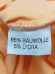 Vorschaubild 4 von Damen Body Langarm Gr. 36/S Casual Orange Baumwolle