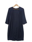 Vorschaubild 1 von Damen Blusenkleid Gr. 36/S Blau Klassisch Elegant Hemdblusenkleid