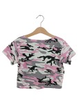 Vorschaubild 2 von A2Z Kinder T-Shirt 134 Mehrfarbig Camouflage Cropped Kurzarm Top