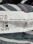 Vorschaubild 4 von Damen Freizeithemd Gr. 38/M Schwarz Gestreift Viskose Langarm