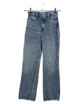 Vorschaubild 1 von Ladies Straight Jeans Damen Blau Uni Gr. W27/36/S mit Cut-Outs