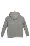 Vorschaubild 2 von Leichte Jacke Damen Gr. 34;XS Grau Kapuze Baumwolle Casual