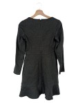 Vorschaubild 1 von Damen festliches Kleid Gr. 34/XS Grau Elegant Rüsche