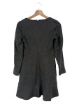 Vorschaubild 2 von Damen festliches Kleid Gr. 34/XS Grau Elegant Rüsche
