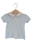 Vorschaubild 1 von Kinder T-Shirt Gr. 62/68 Blau Gestreift Casual