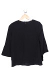 Vorschaubild 2 von Langarmshirt Damen Schwarz Gr. 34/XS Basic Elegant Oberteil