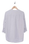 Vorschaubild 2 von Bluse Damen Grau Gr. 36/S Business Elegant Minimalistisch 3/4-Arm