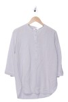 Vorschaubild 1 von Bluse Damen Grau Gr. 36/S Business Elegant Minimalistisch 3/4-Arm