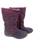 Vorschaubild 1 von Kinder Schneestiefel Gr. 30 Lila Sterne warm Winterstiefel Outdoor