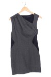 Vorschaubild 1 von Etuikleid Damen Gr. 38/M Grau Business Elegant Bleistiftkleid