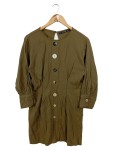 Vorschaubild 1 von Damen Blusenkleid Hemdblusenkleid Gr. 38/M Grün Klassisch Elegant