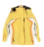 Vorschaubild 1 von Kinder Outdoorjacke Gr. 164 Gelb Sportlich Kapuze