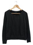 Vorschaubild 1 von Damen Sweatshirt Gr. 36/S Grau Casual Basic Modern Meliert Langarm