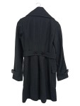 Vorschaubild 2 von Damen Winterjacke Gr. 40/M Schwarz Wolle Elegant Klassisch