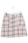 Vorschaubild 1 von Monkl Damen Minirock 38/M Beige Kariert Preppy Vintage Rock