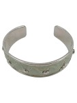 Vorschaubild 1 von Armband Damen Silber Elegant Geometrisch Nieten Armreif
