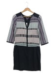 Vorschaubild 1 von Blusenkleid Damen 34/XS Mehrfarbig Grafisch Elegant