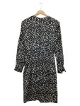 Vorschaubild 2 von Blusenkleid Damen 36/S Schwarz Abstraktes Muster Wickelkleid Viskose