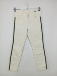 Vorschaubild 1 von Damen Jeans Straight Leg Gr. 40 Weiß mit Seitenstreifen Casual