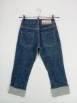 Vorschaubild 2 von Damen Jeans Wide Fit Cropped W26/34/XS Blau Denim Capri Hose