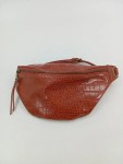 Vorschaubild 2 von Gürteltasche Damen Braun Kroko-Optik Bauchtasche Vintage Streetwear 28cm