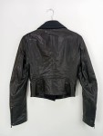 Vorschaubild 2 von Damen Lederjacke Schwarz Gr. 34/XS Klassisch Elegant Vintage