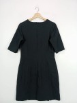 Vorschaubild 3 von Damen Etuikleid Gr. 38/M Schwarz Business Kleid mit Schleife