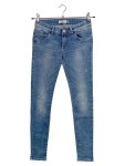 Vorschaubild 1 von Damen Mom Jeans Gr. 34/XS Blau Casual Slim Fit Baumwolle