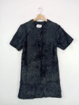 Vorschaubild 1 von Pullover Kinder Gr. 164 Schwarz Fuzzy Fell-Optik Kurzarm