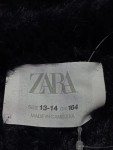 Vorschaubild 3 von Pullover Kinder Gr. 164 Schwarz Fuzzy Fell-Optik Kurzarm