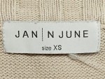 Vorschaubild 4 von Pullunder Damen Rippstrick Baumwolle Beige Gr. 42 Minimalistisch