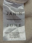 Vorschaubild 5 von Pullunder Damen Rippstrick Baumwolle Beige Gr. 42 Minimalistisch